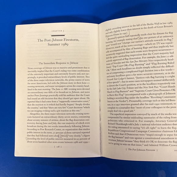 Flag Burning & Free Speech by Robert Justin Goldstein (paperback) - Picture 3 of 6